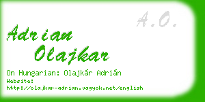 adrian olajkar business card