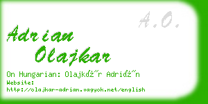 adrian olajkar business card